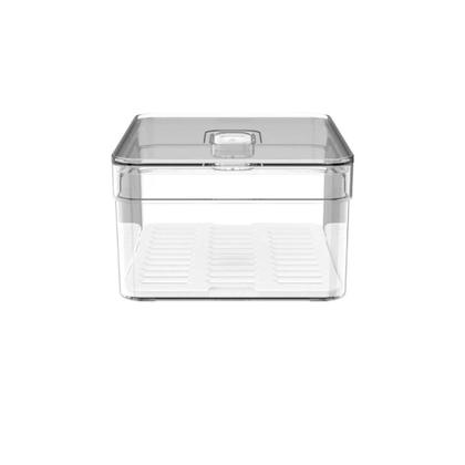 Imagem de Organizador de Geladeira Acrilico com Tampa 2,2L Clear Fres