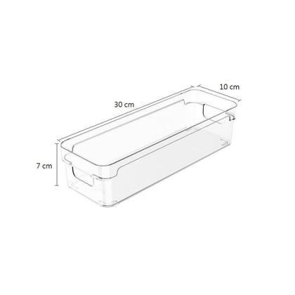 Imagem de Organizador De Geladeira Acrílico Porta Latinhas Clear Ou