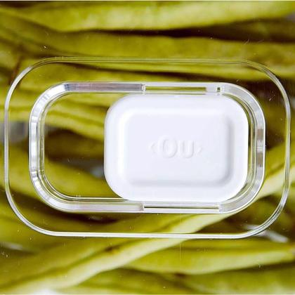 Imagem de Organizador De Geladeira Com Tampa Clear Fresh 5 Litros 30 x 15 x 13 cm OF300 OU Martiplast