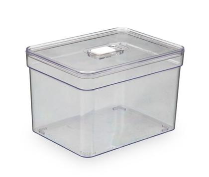 Imagem de Organizador de Geladeira Para Frutas Retangular 3,8 Litros Com Tampa 0567