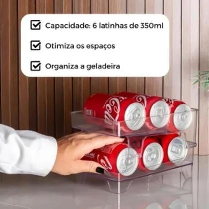 Imagem de Organizador De Latas Para 6 Und. Transparente 1972 Paramount