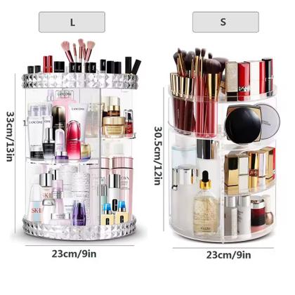 Imagem de Organizador de Maquiagem Acrílico Giratório 360G 