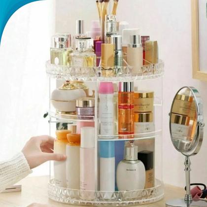 Imagem de Organizador de Maquiagem Decorativo Para Sua Bancada Presente Ideal
