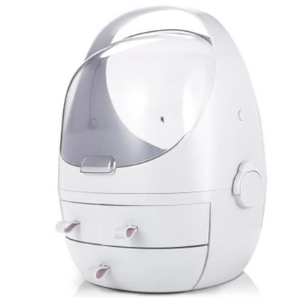 Imagem de Organizador De Maquiagem e Cosméticos Design Cápsula Com Gavetas - Branco