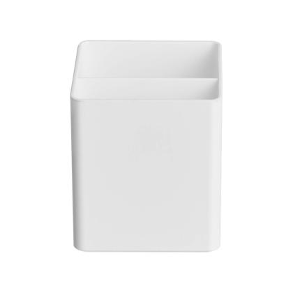 Imagem de Organizador de mesa Amazon Basics Plastic Pen Cup branco