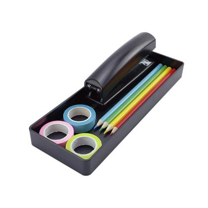 Imagem de Organizador de mesa Amazon Basics retangular de plástico preto