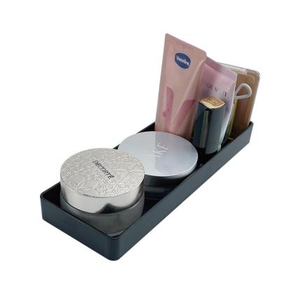 Imagem de Organizador de mesa Amazon Basics retangular de plástico preto