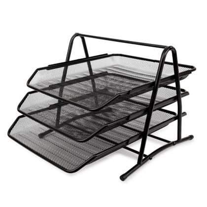 Imagem de Organizador De Mesa Escritório Bandeja De Documentos Tripla