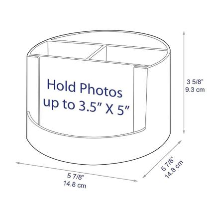 Imagem de Organizador de Mesa Mix Organizer - Acrimet  Porta Maquiagem  Porta Objetos  Escritório  Escolar  Casa