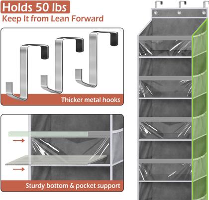 Imagem de Organizador de portas MISSLO Hanging Storage com 6 bolsos para bebê