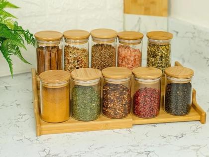 Imagem de Organizador De Potes Temperos Retrátil 3 Níveis