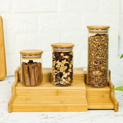 Imagem de Organizador De Potes Temperos Retrátil 3 Níveis