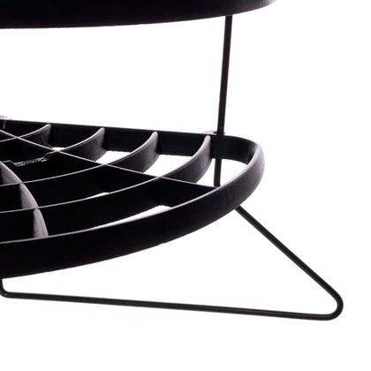 Imagem de Organizador de Pratos Rack de Canto Armário Cozinha Compacto Andares P/ Pouco Espaço Decorativo Utensílios Verticalv