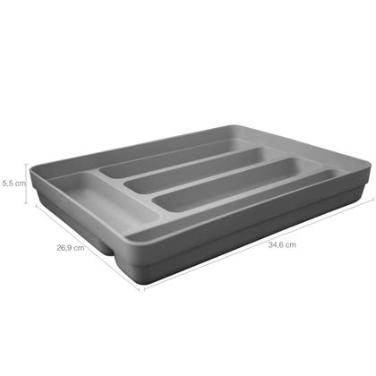 Imagem de Organizador De Talheres Suporte Multiuso De Gavetas Ou Logic