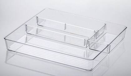 Imagem de Organizador diamond com divisórias cristal - tam 10 - Paramount