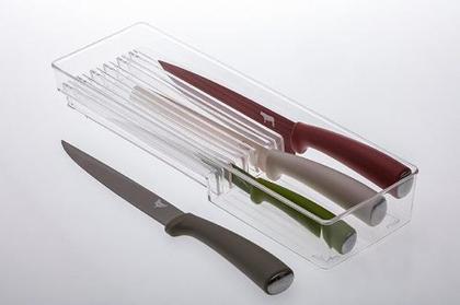 Imagem de Organizador Diamond Para Facas 42X13X6Cm Cristal Paramount