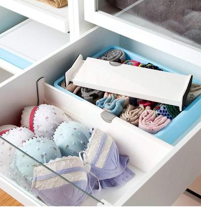 Imagem de Organizador Divisor De Gaveta Multiuso Ajustável Retrátil