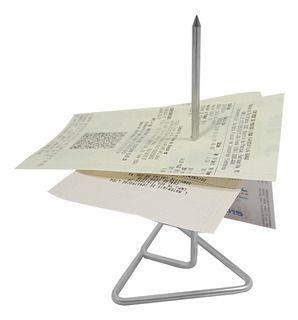 Imagem de Organizador Espeto Porta Papel Aço Cromado