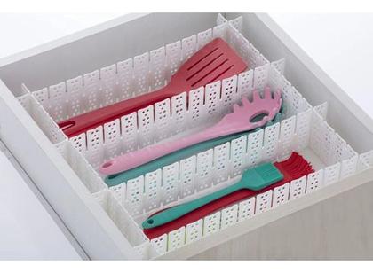 Imagem de Organizador Gaveta Colméia Com 5 Divisórias Ajustável