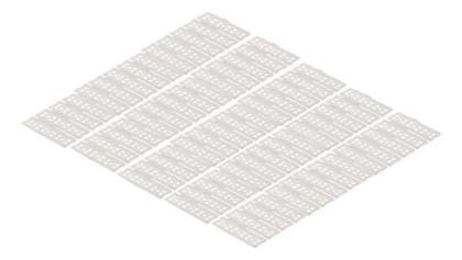 Imagem de Organizador Gaveta Colméia Com 5 Divisórias Ajustável