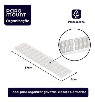 Imagem de Organizador Gaveta Colméia Com 5 Divisórias Ajustável