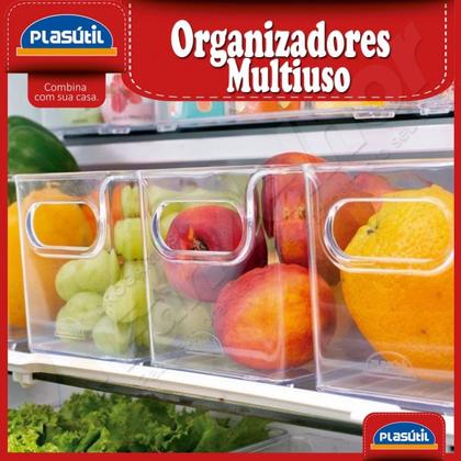 Imagem de Organizador Geladeira Multiuso Multifunções 1,6 L Plasutil