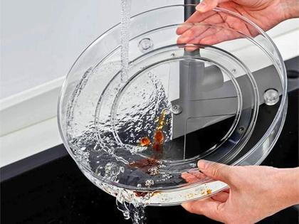 Imagem de Organizador Giratório 2 Andares Bancada Mesa Acrílico Decorativo Resistente Multiuso Porta Objetos