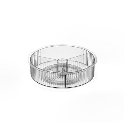 Imagem de Organizador Giratório Coza New Retro 31 x 8,4 cm Cor Cristal