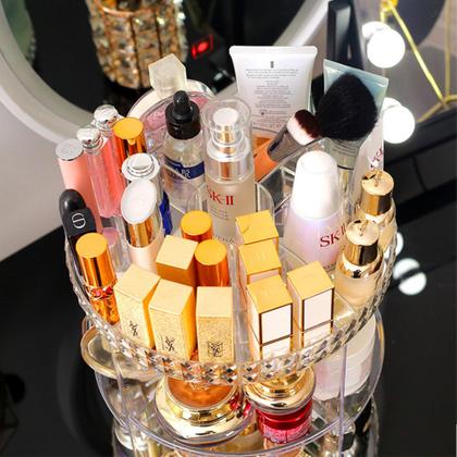 Imagem de Organizador Giratório Rotativo Maquiagem Perfume Creme Batom Acrilico