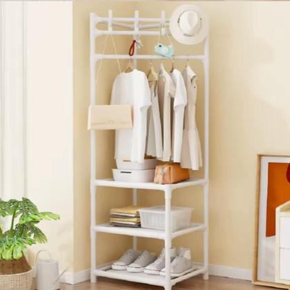 Imagem de Organizador guarda roupas cabideiro suporte portatil 3