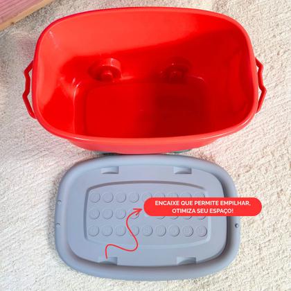 Imagem de Organizador Infantil Livros Bonecas Carrinhos Brinquedo Lego