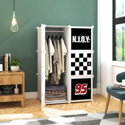 Imagem de Organizador Infantil Modular com Portas com Portas Temáticas - Frete Rapido