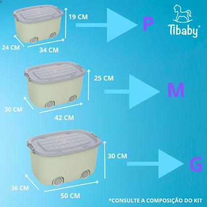 Imagem de Organizador Infantil P/ Brinquedos Livros E Blocos - P E 2g