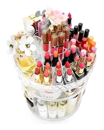 Imagem de Organizador Maquiagem Batom Perfume Giratório 360 Acrílico