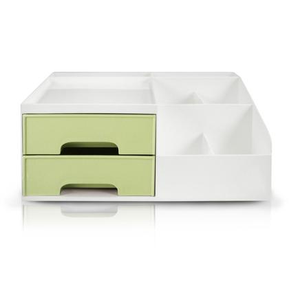 Imagem de Organizador Mesa de 2 Gavetas de Mesa Jacki Design Verde