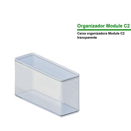 Imagem de Organizador Module Com Tampa Transparente 20,4X6,8X11,15 cm
