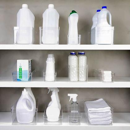 Imagem de Organizador Multiuso 30x15x13cm Caixa Organizadora  Clear Ou