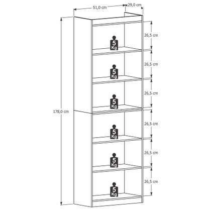 Imagem de Organizador Multiuso 6 Andares Gold Prateleiras ENVIA SOMENTE 01 UN