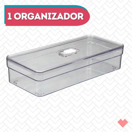 Imagem de Organizador Multiuso Acrilico Ideal Geladeira Resistente - 1 UNIDADE