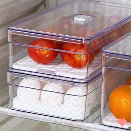 Imagem de Organizador Multiuso Acrilico Ideal Geladeira Resistente - 1 UNIDADE