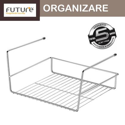 Imagem de Organizador Multiuso Armário Prateleira Gaveta Cozinha aço 