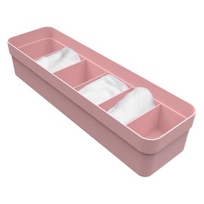 Imagem de Organizador Multiuso Com 6 Divisórias Colméia Caixa Porta Jóias Acessórios Roupa Íntima Panos Para Cozinha Banheiro Quarto