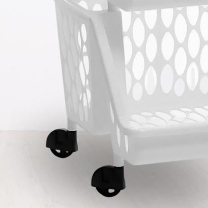 Imagem de Organizador Multiuso Empilháveis com Rodinhas 4 Andares