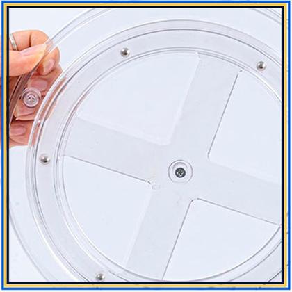 Imagem de Organizador Multiuso Giratório 2 Andares Cozinha Maquiagem