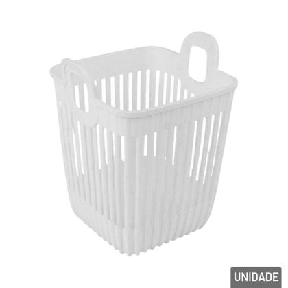 Imagem de Organizador Multiuso Plástico 13,5x10,5m Branco - Tudo em Caixa