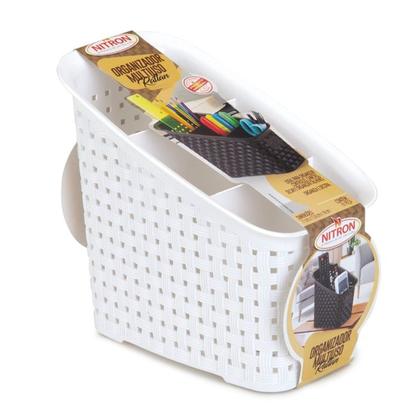 Imagem de Organizador Multiuso Rattan Branco