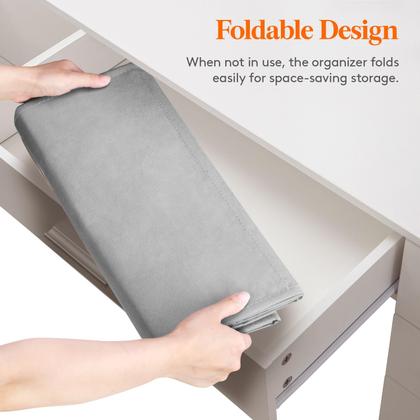 Imagem de Organizador Over the Door Lifewit 5, prateleira com 4 bolsos de malha