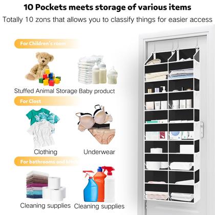 Imagem de Organizador Over the Door Ofiray-Home de 5 níveis com 10 compartimentos