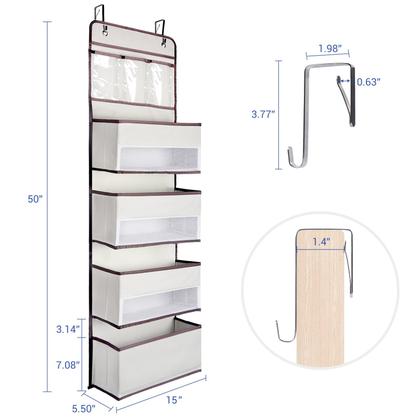 Imagem de Organizador Over The Door Storage NestYdy com 4 bolsos grandes