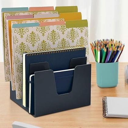 Imagem de Organizador Para Escritório 5 Divisões De Documentos Preto